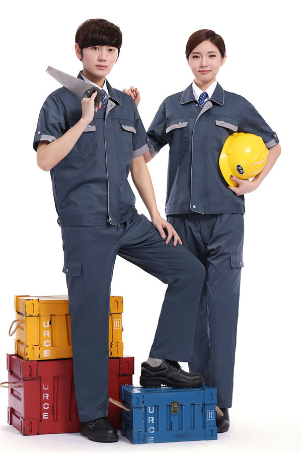 夏季短袖工作服订制
