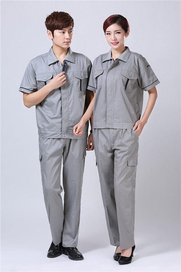夏季短袖工作服订制